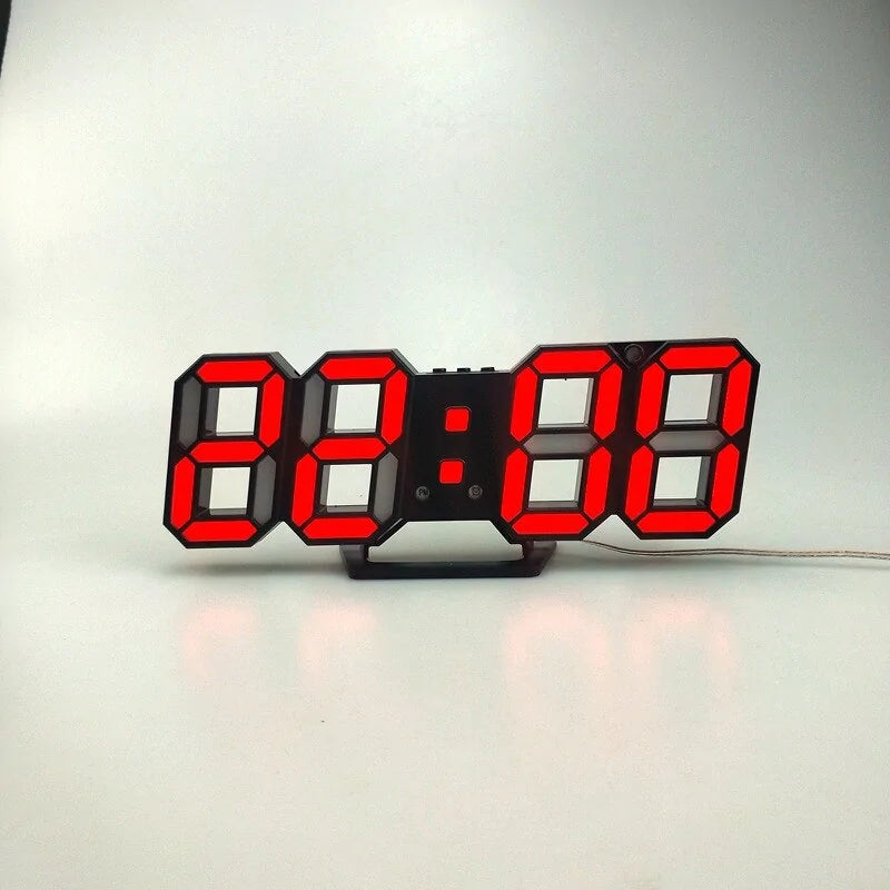 Reloj de Pared Digital LED 3D - Diseño Moderno y Funcional