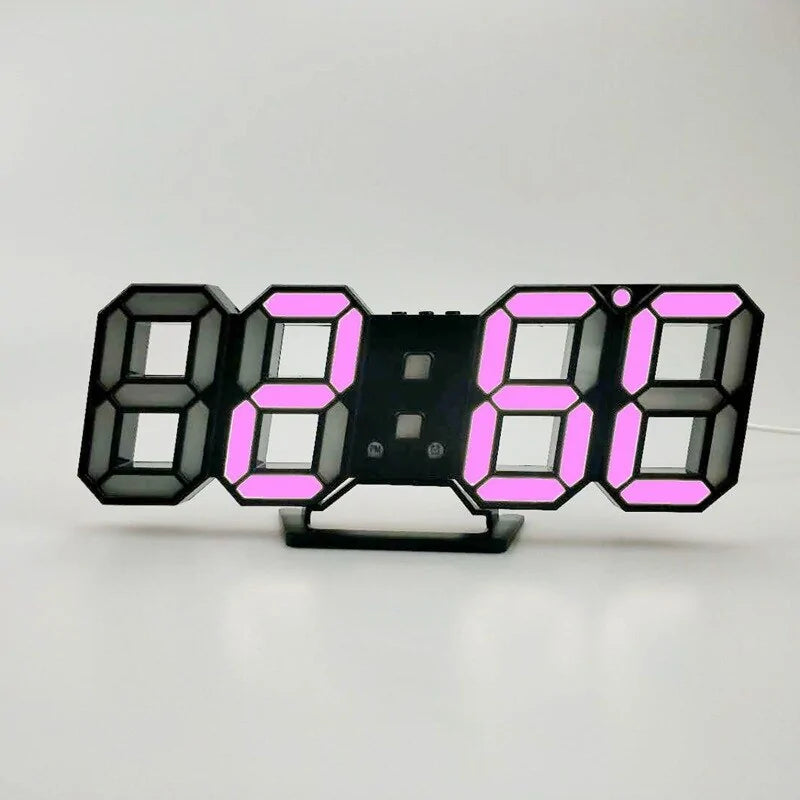 Reloj de Pared Digital LED 3D - Diseño Moderno y Funcional