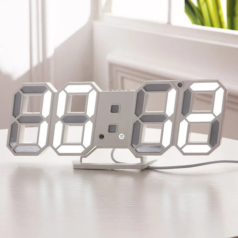 Reloj de Pared Digital LED 3D - Diseño Moderno y Funcional