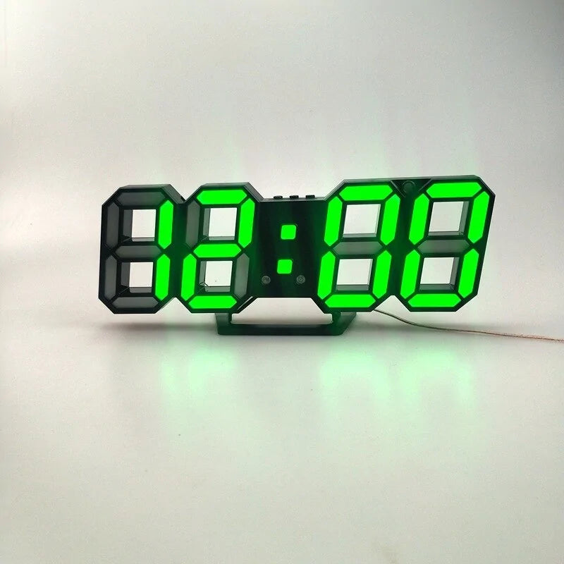 Reloj de Pared Digital LED 3D - Diseño Moderno y Funcional