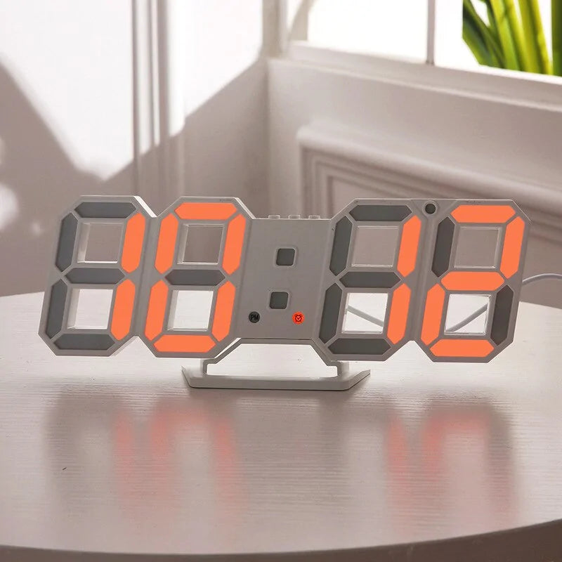 Reloj de Pared Digital LED 3D - Diseño Moderno y Funcional