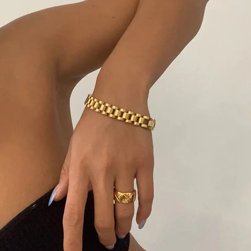 Brazalete Golden Elegance