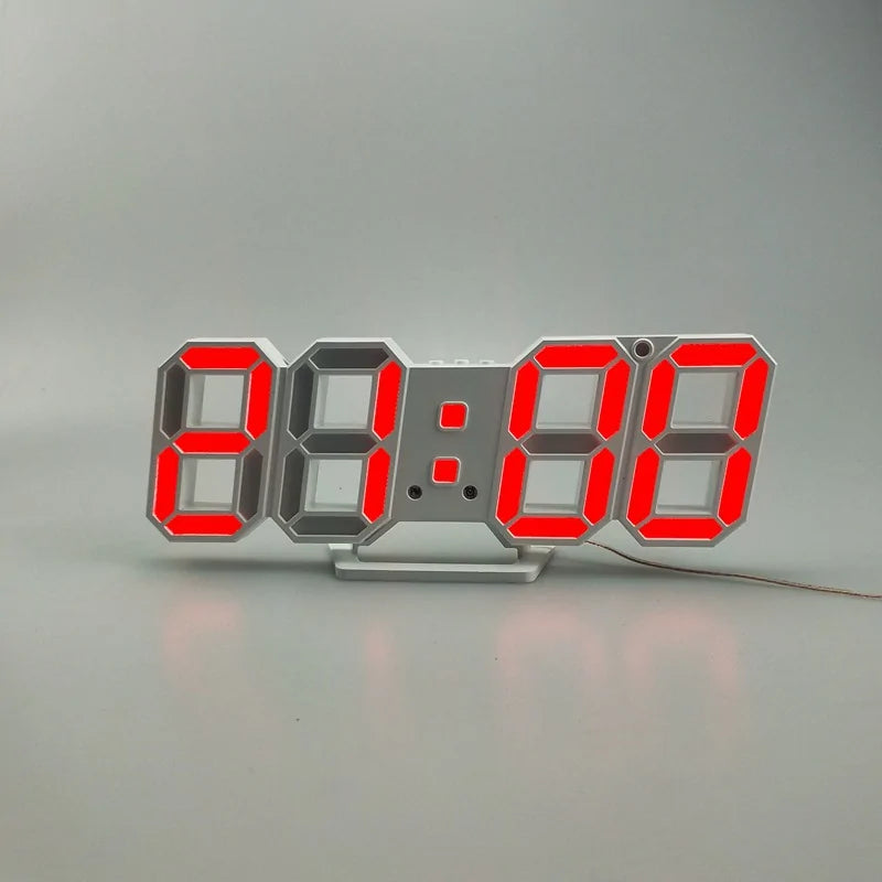 Reloj de Pared Digital LED 3D - Diseño Moderno y Funcional